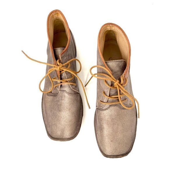 Gidigio Leather Lace-up Ankle Boots Handmade in Italy EU Size 36 US Size 6 - Picture 6 of 12